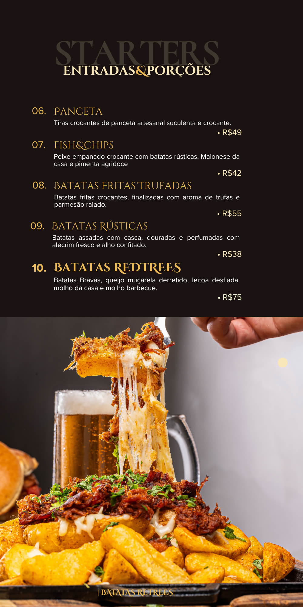 Menu RedTrees