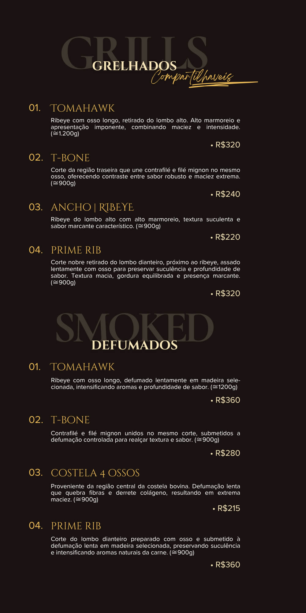 Menu RedTrees