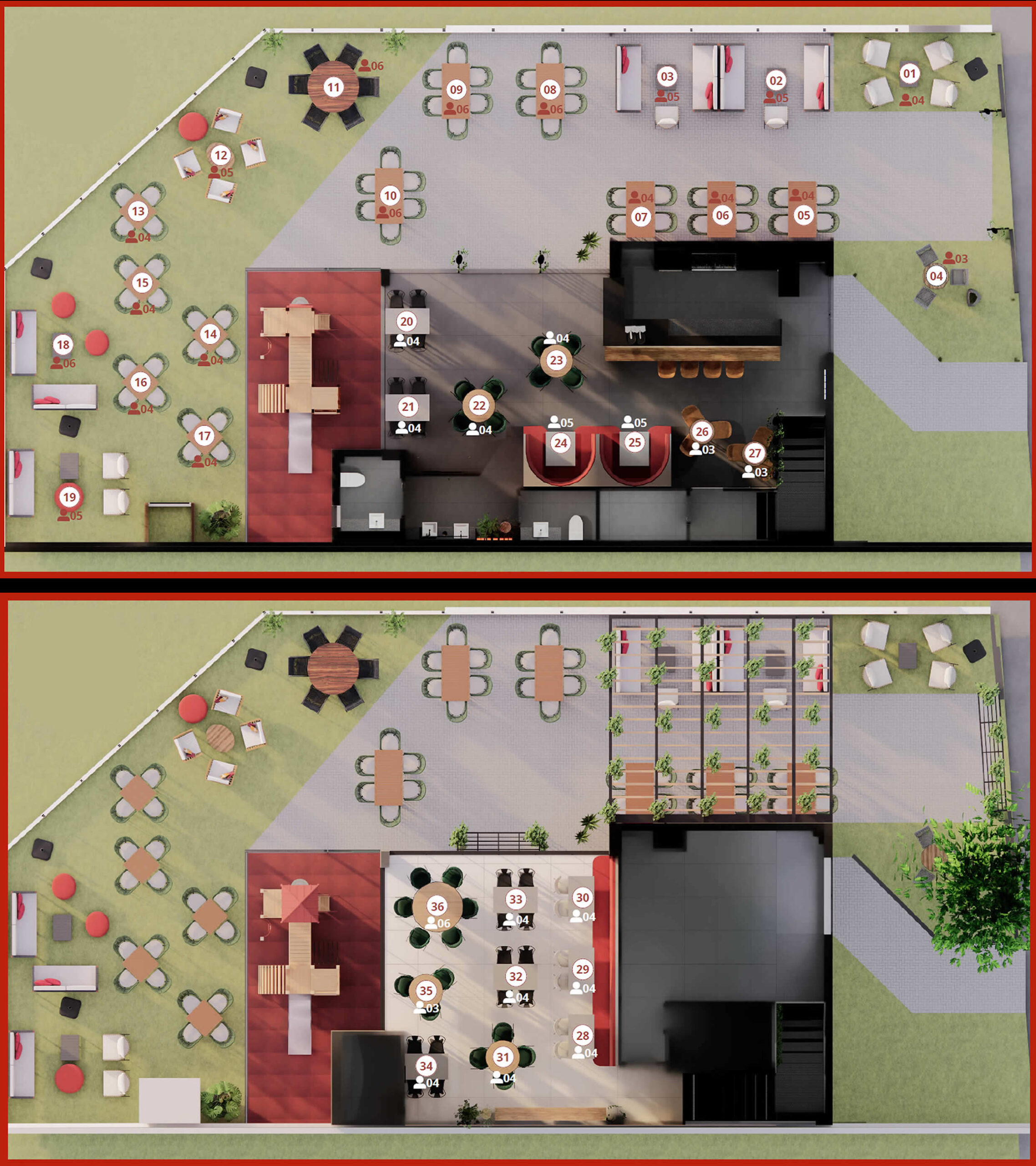Mapa de Mesas | Redtrees Steakhouse
