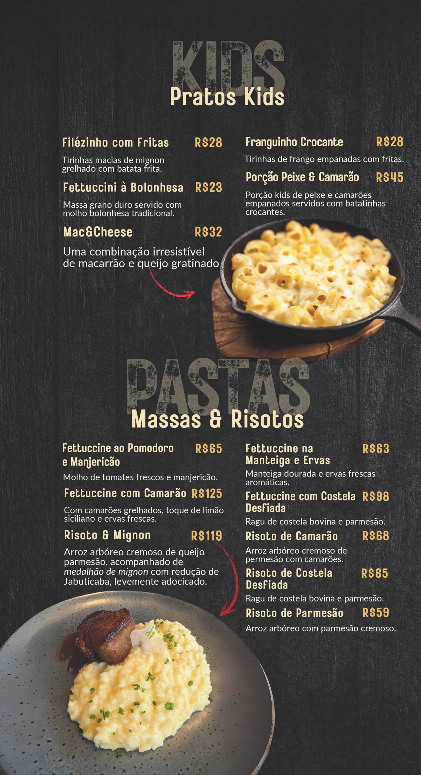 Menu Redtrees