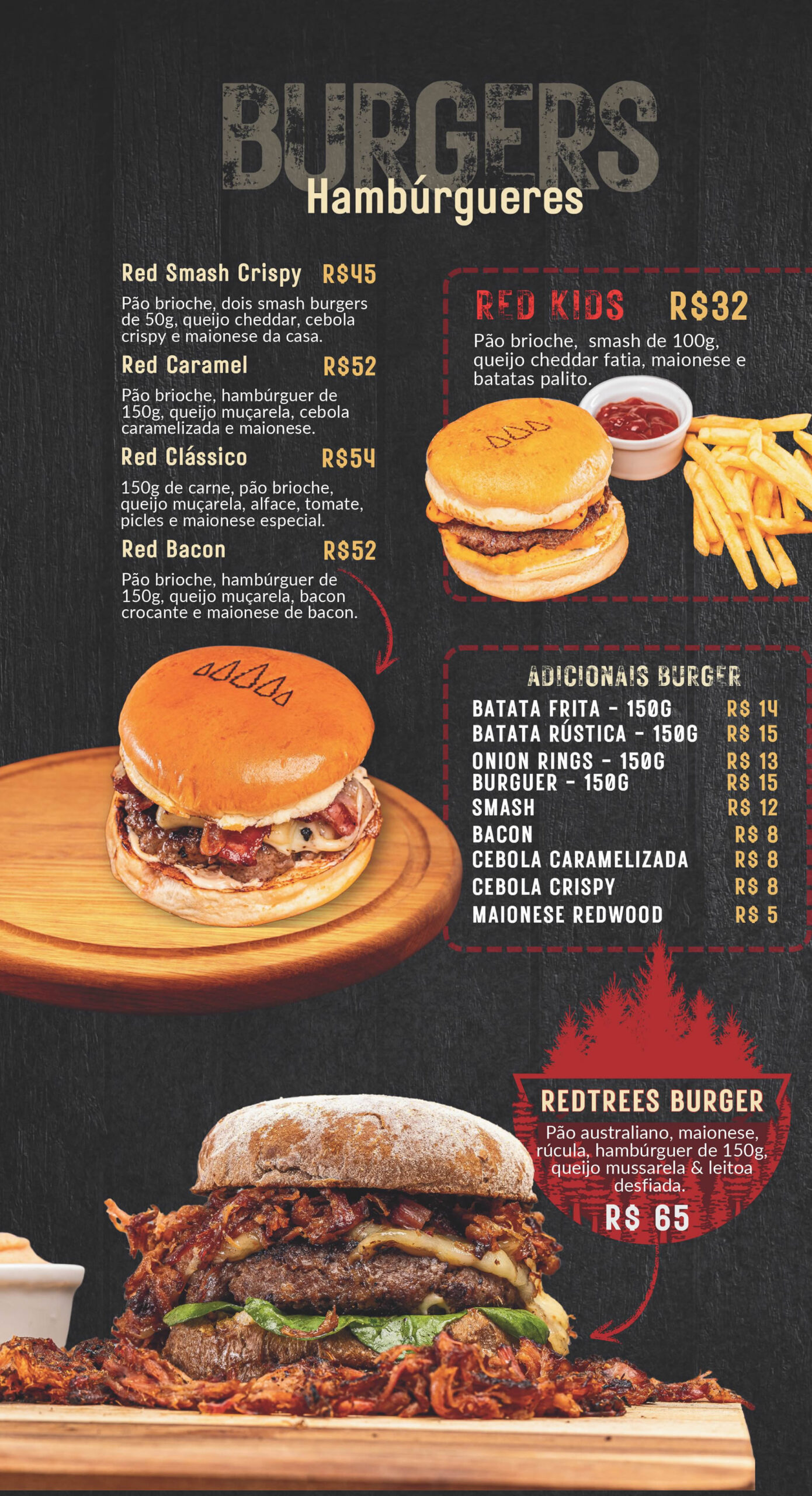 Menu Redtrees