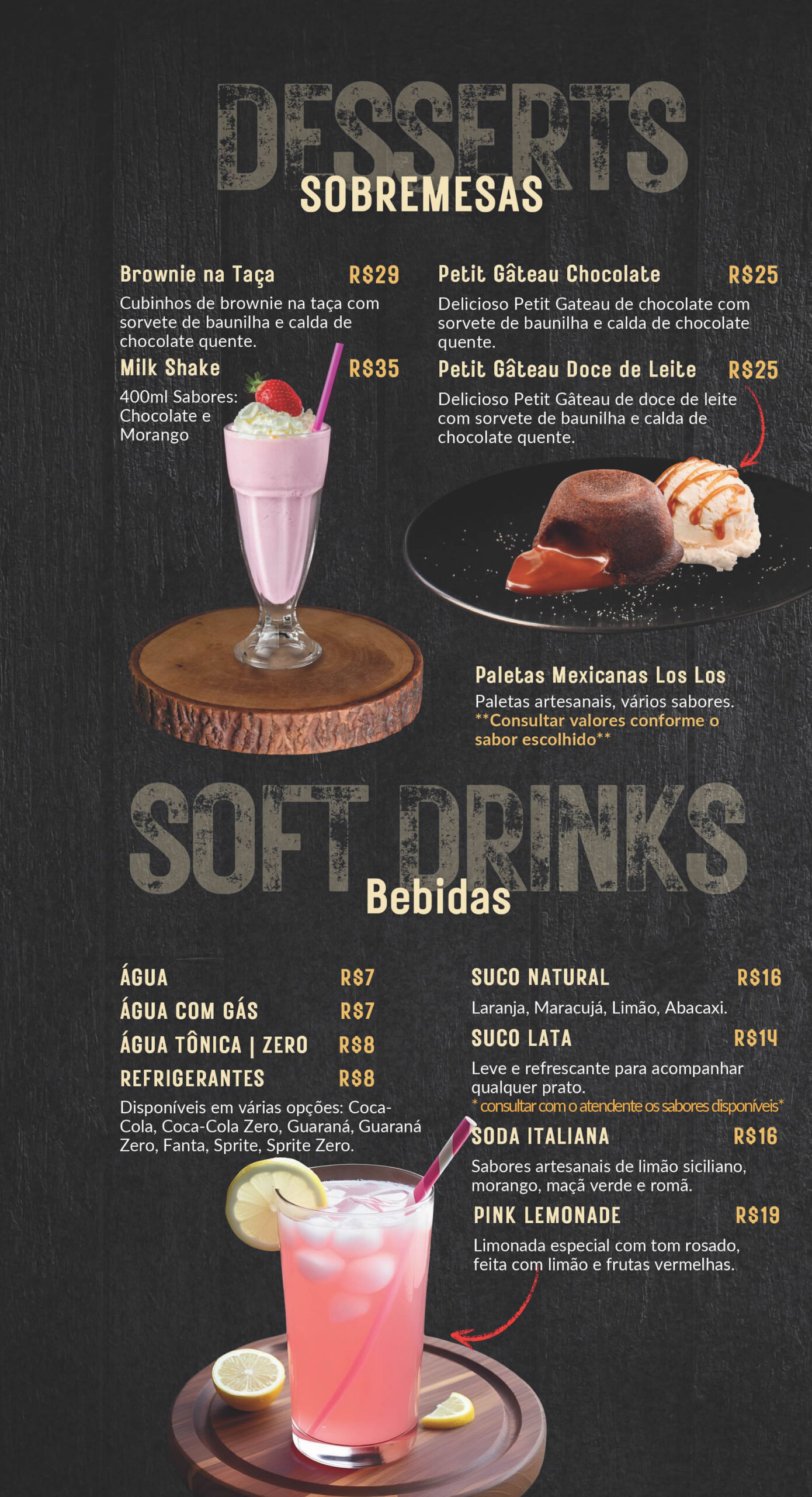 Menu Redtrees