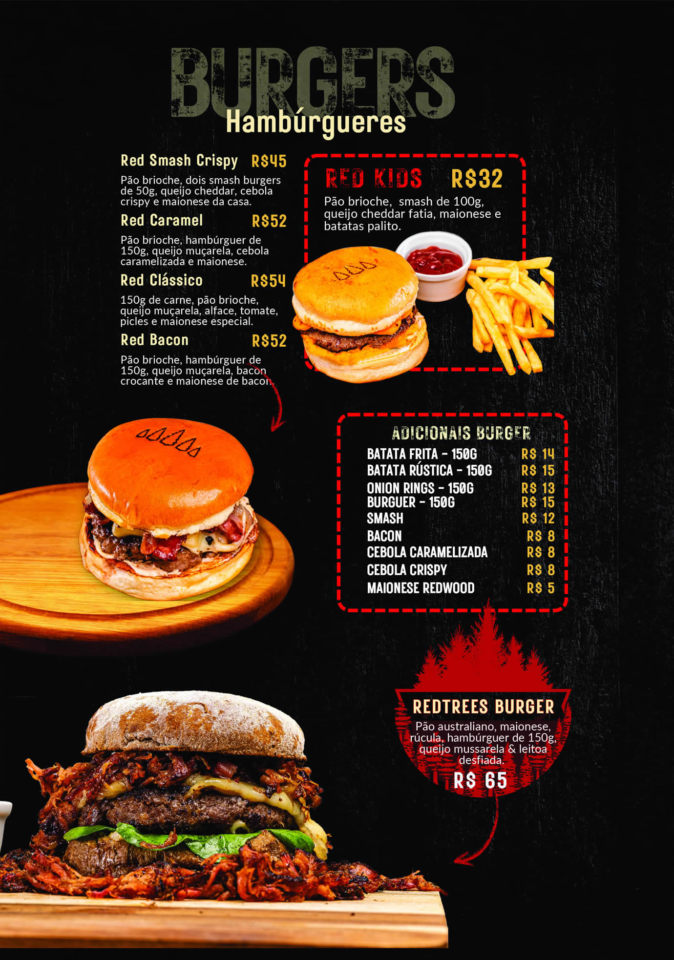 Menu RedTrees