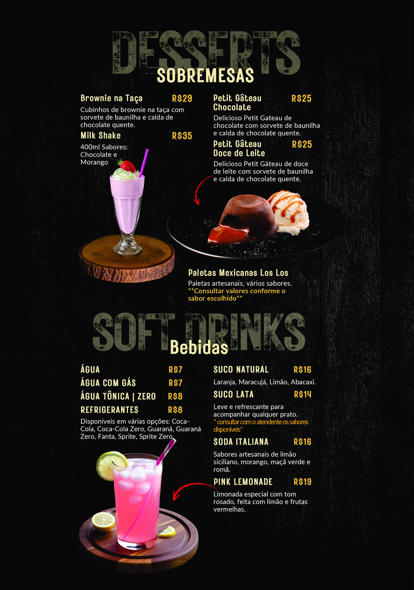 Menu RedTrees